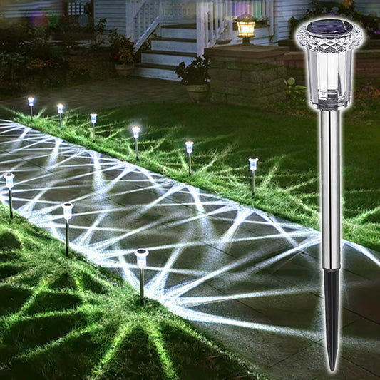 ✨ 6 PCS Solar wasserdicht Landschaft Lichter für Outdoor-Hof